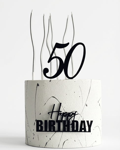 Topper tort "Happy Birthday"