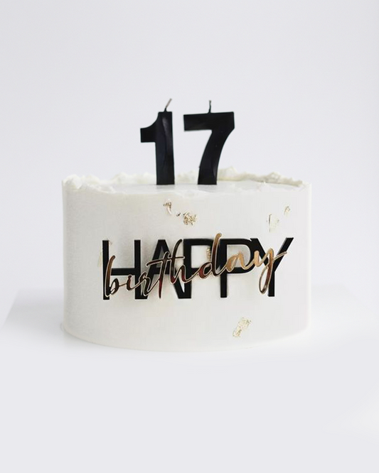 Happy Birthday – Topper Bicolor Premium