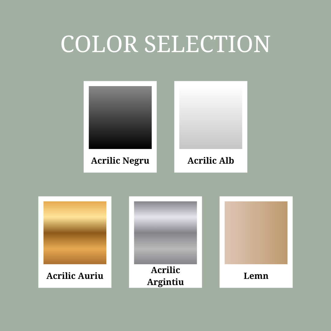 Decor plat personalizat din acril pentru tort