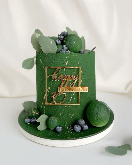 Topper Tort Personalizat 'Happy Birthday”