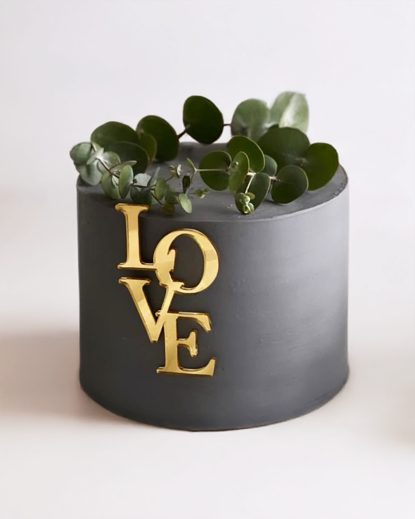 Topper tort „Love” – decor elegant pentru nuntă, cununie sau aniversare