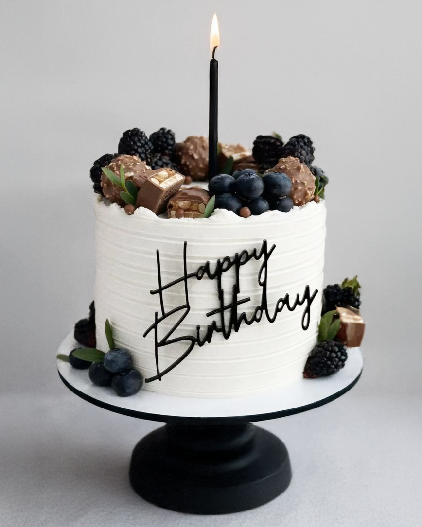 Topper tort "Happy Birthday"