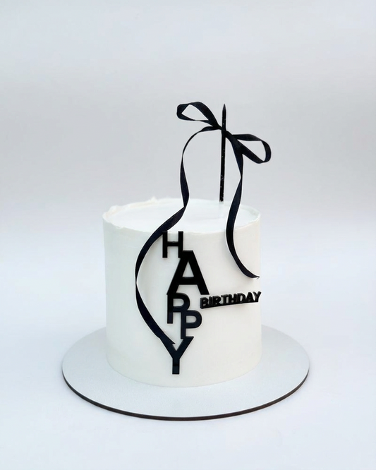 Topper "Happy Birthday” Irregular – Design Arhitectural și Modern