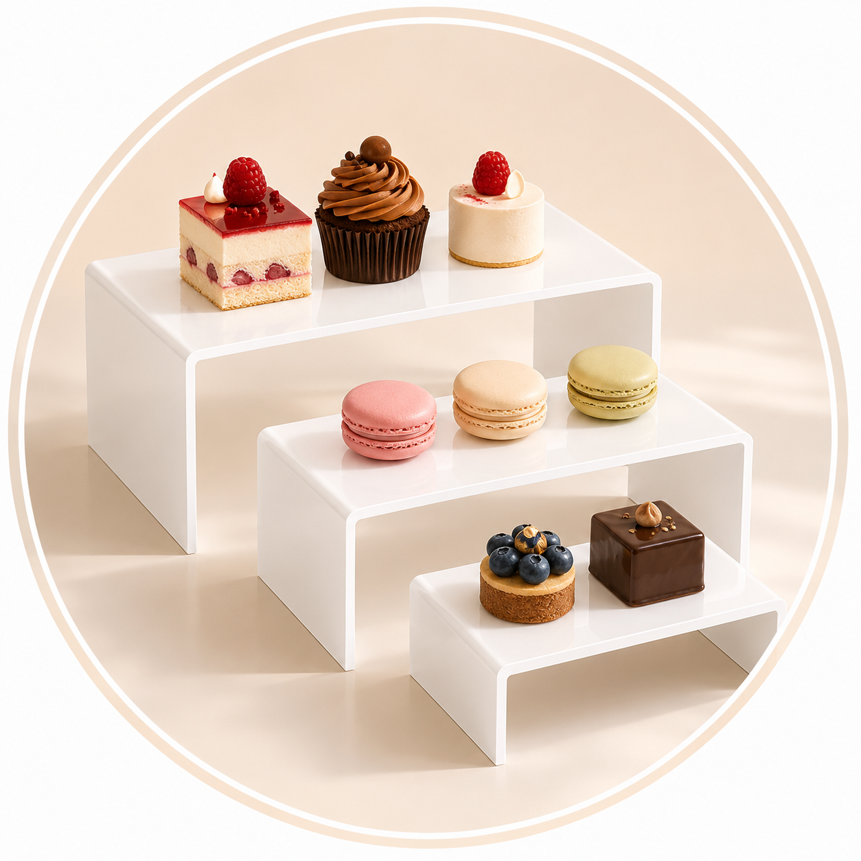 Set 9 Standuri Candy Bar din Acril – Eleganță pentru orice eveniment