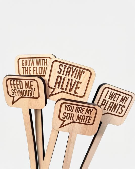 Props flori cu mesaje amuzante – set 5 bucăți