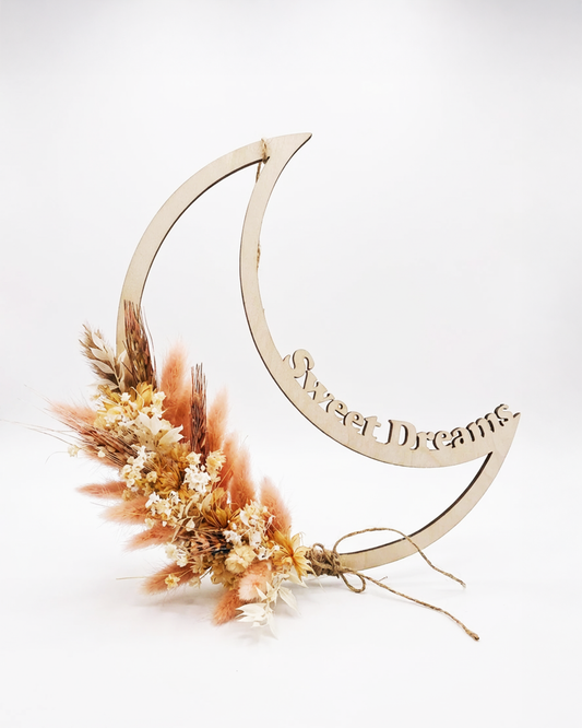 Decor lemn „Sweet Dreams” – pentru camera copilului, personalizabil