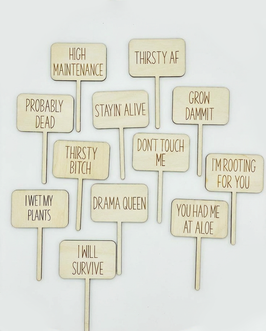 Set 10 Markere Haioase pentru Plante