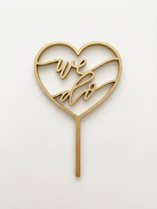 Accesoriu Decorativ "WE DO” – Pentru Tort sau Buchet