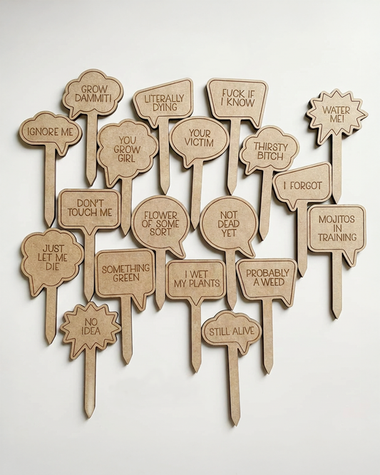 Etichete Amuzante – Personalitate pentru Plantele Tale