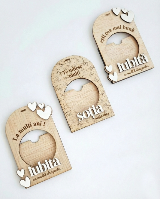 Ramă Foto "Amintiri în Lemn” – Cadou Personalizat Laser