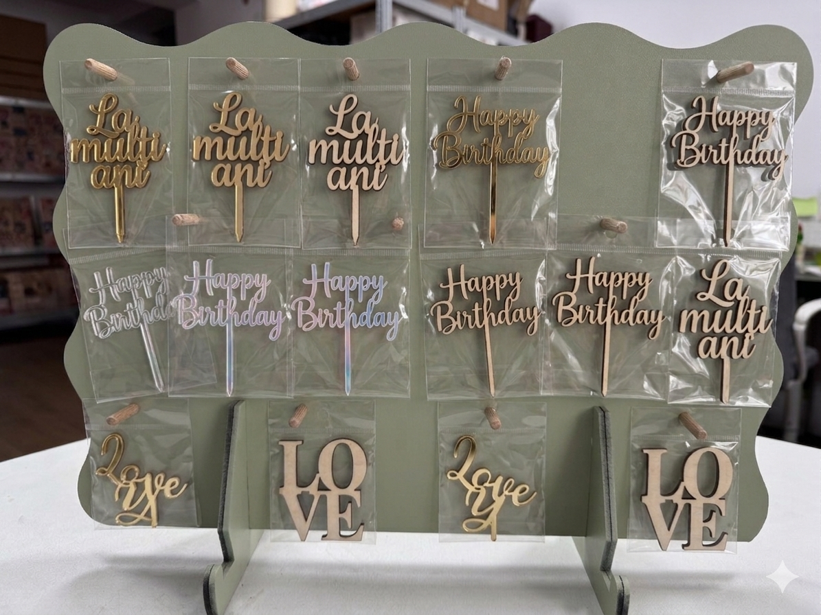 Birthday Bestseller Pack – Set Toppere Tort Cele Mai Vândute 50 bucati