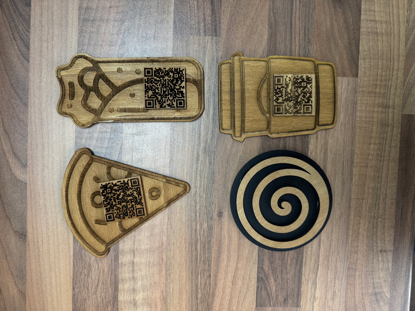 Cod QR în formă de shaorma – decor personalizat pentru restaurante și fast-food