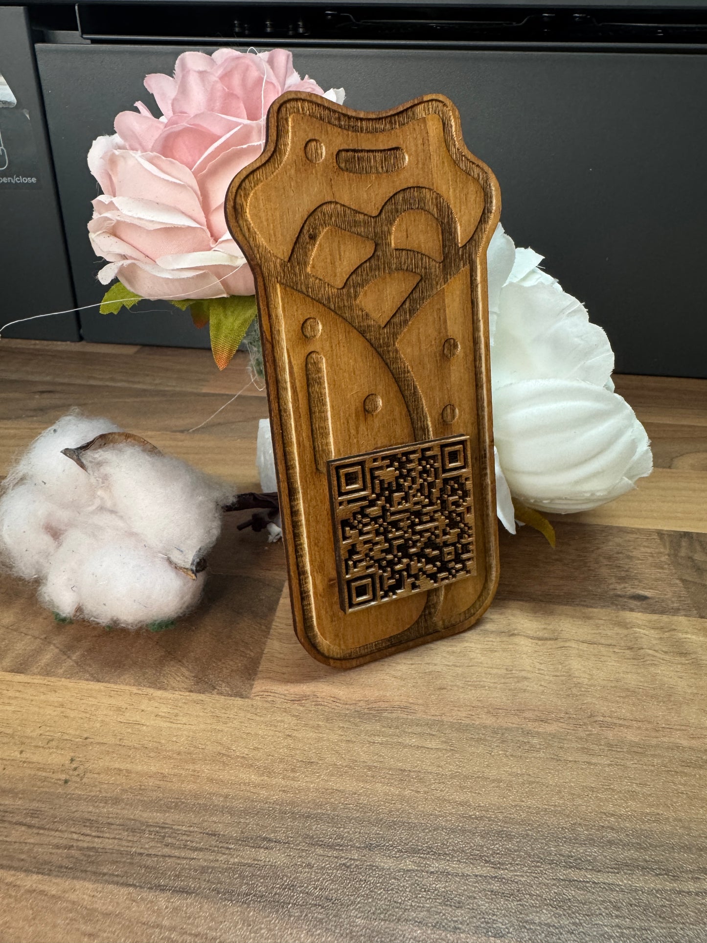 Cod QR în formă de shaorma – decor personalizat pentru restaurante și fast-food