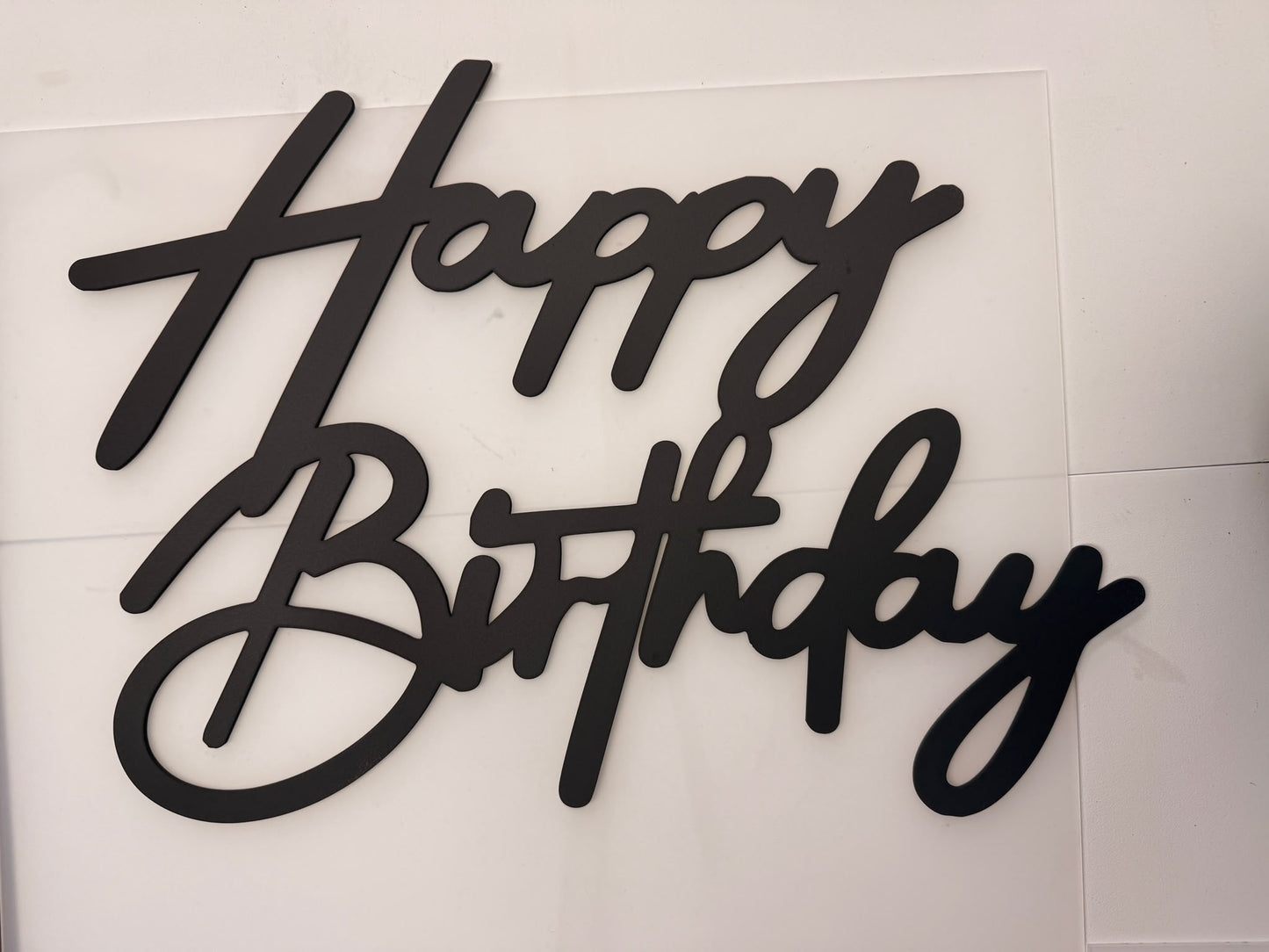 Panou "Happy Birthday” din HDF personalizabil
