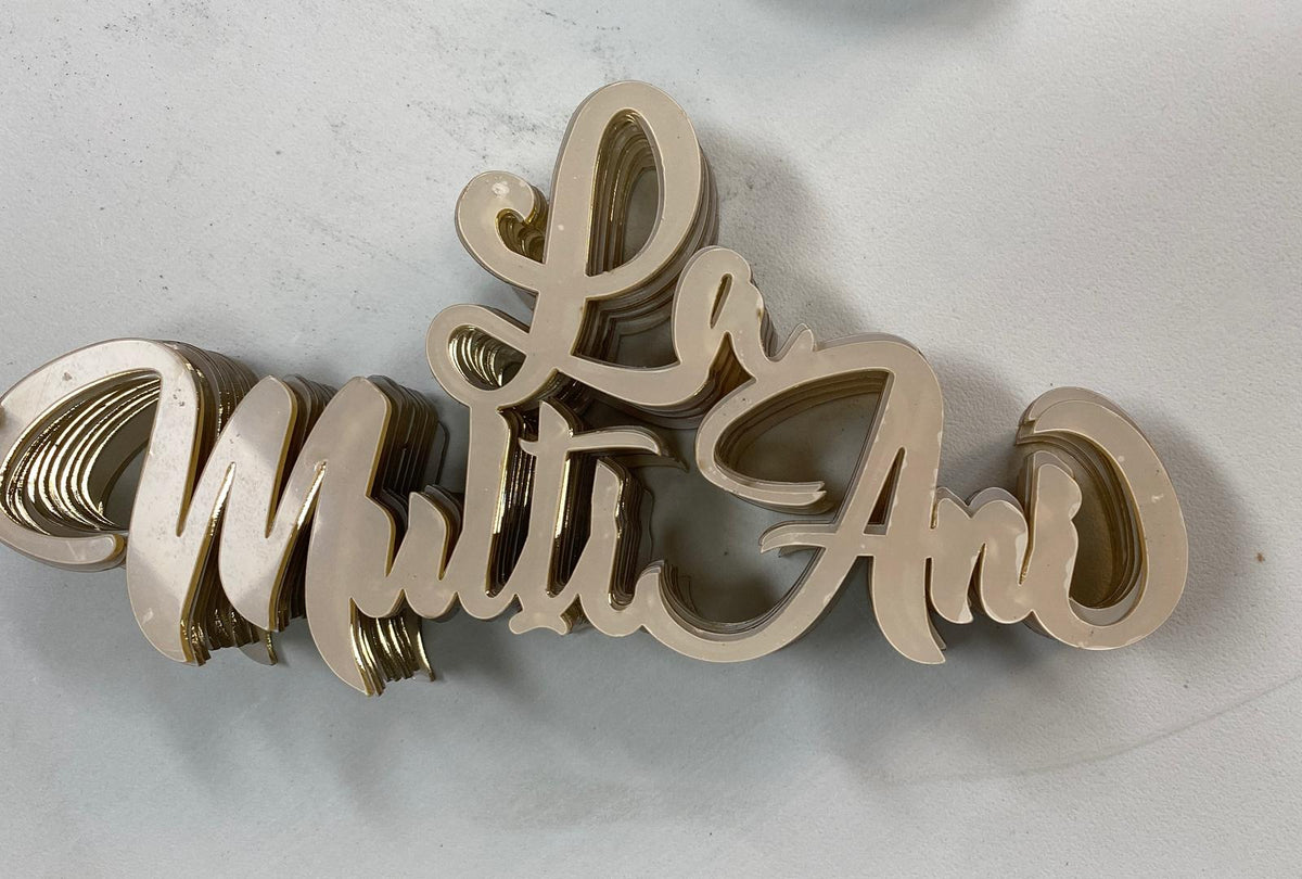 Topper „La mulți ani” – 8 cm