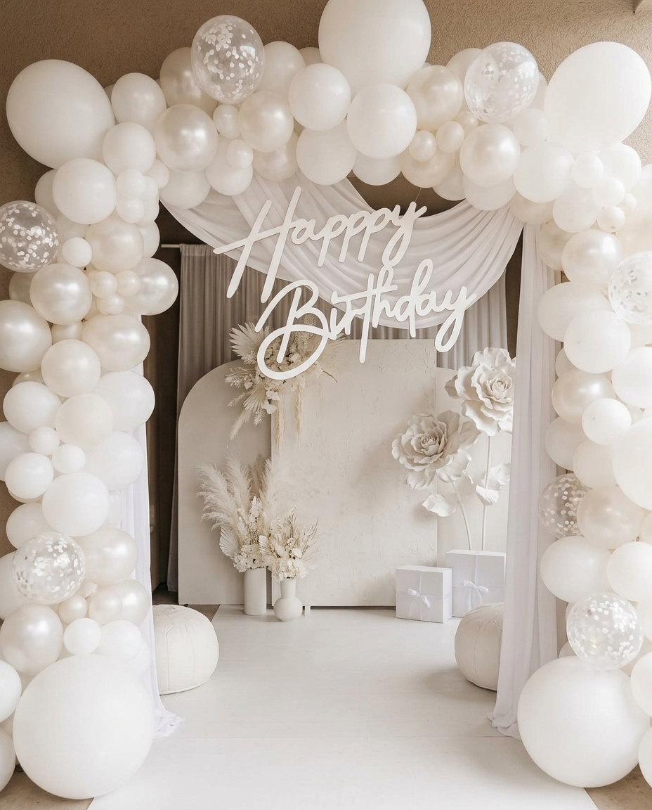Panou "Happy Birthday” din HDF personalizabil