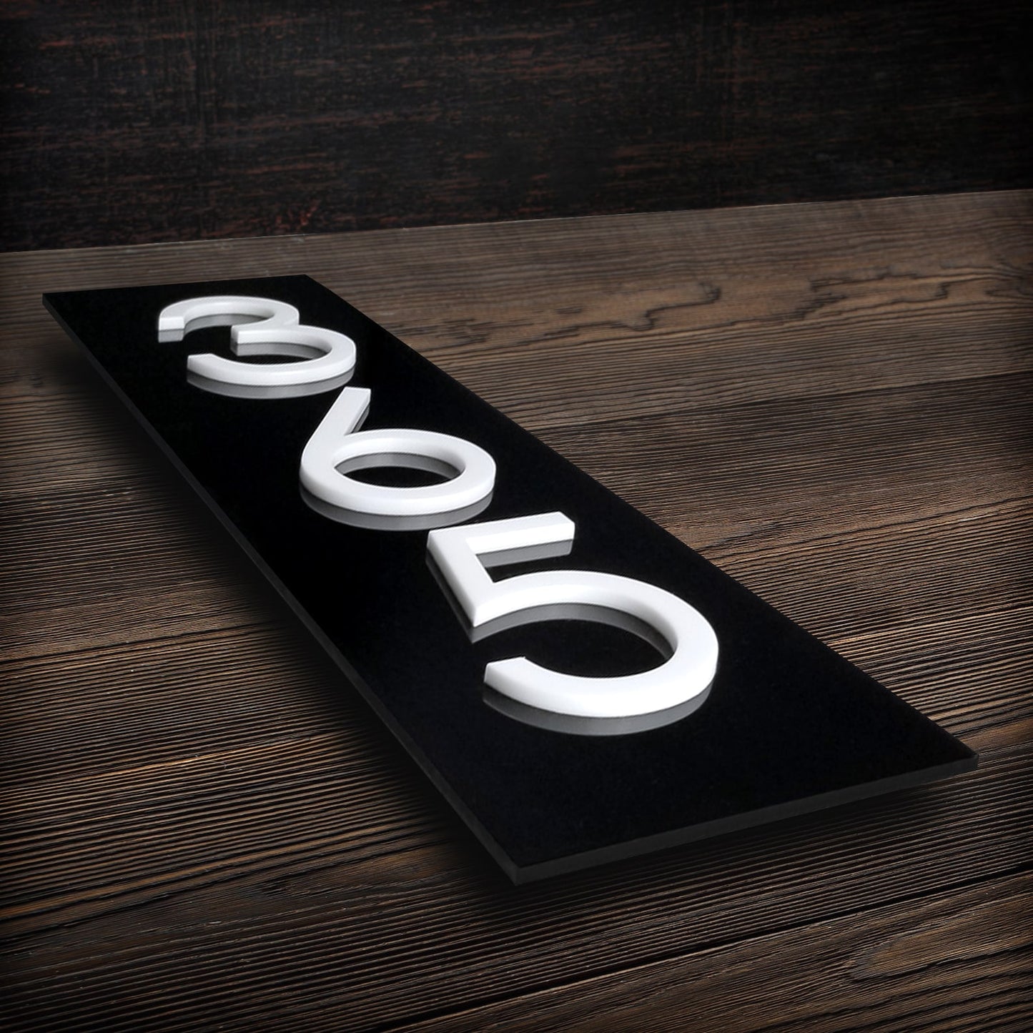 Număr Casă Acril 3D Personalizat – Modern, Rezistent Exterior