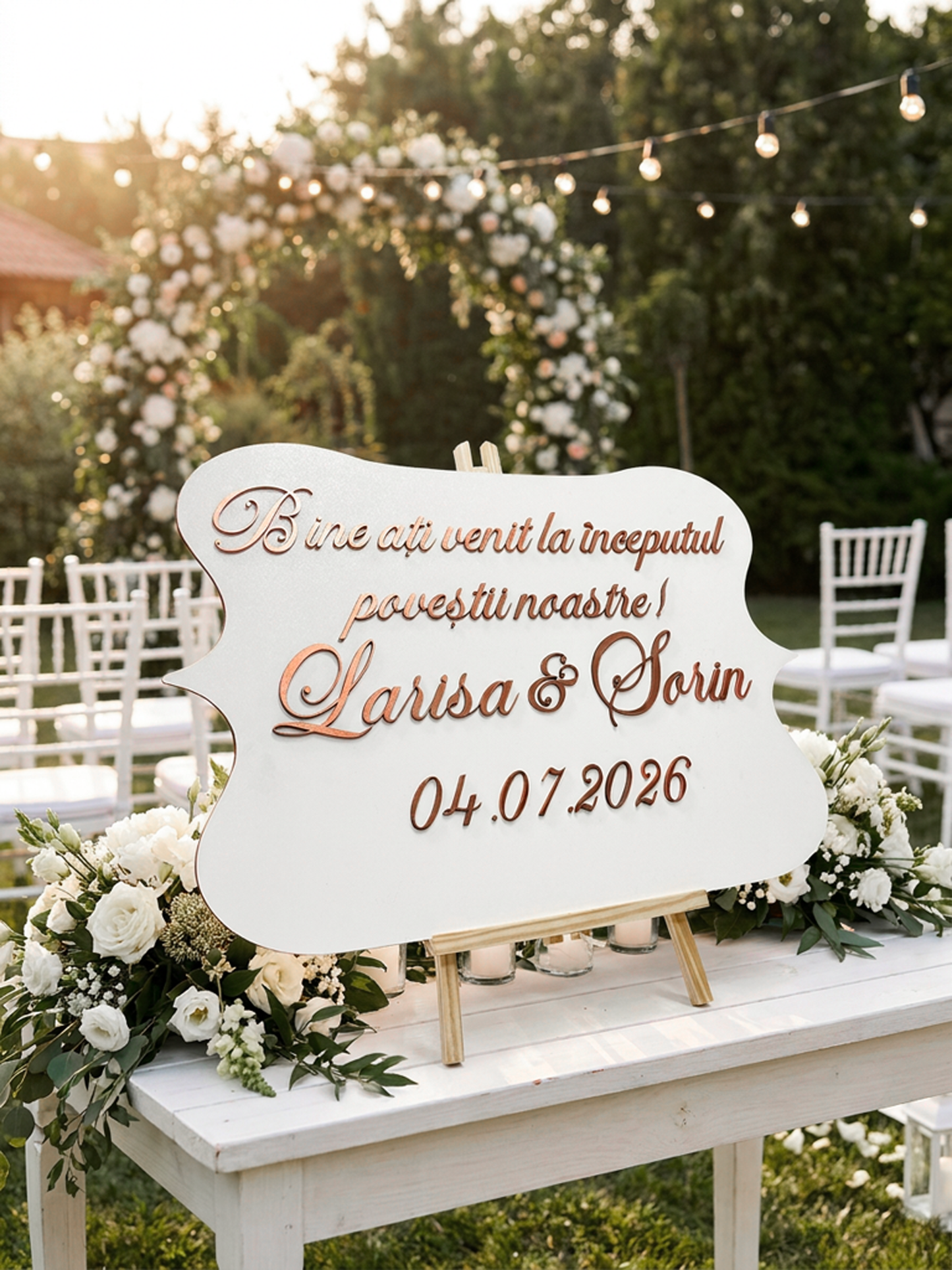 Panou Personalizat pentru Evenimente