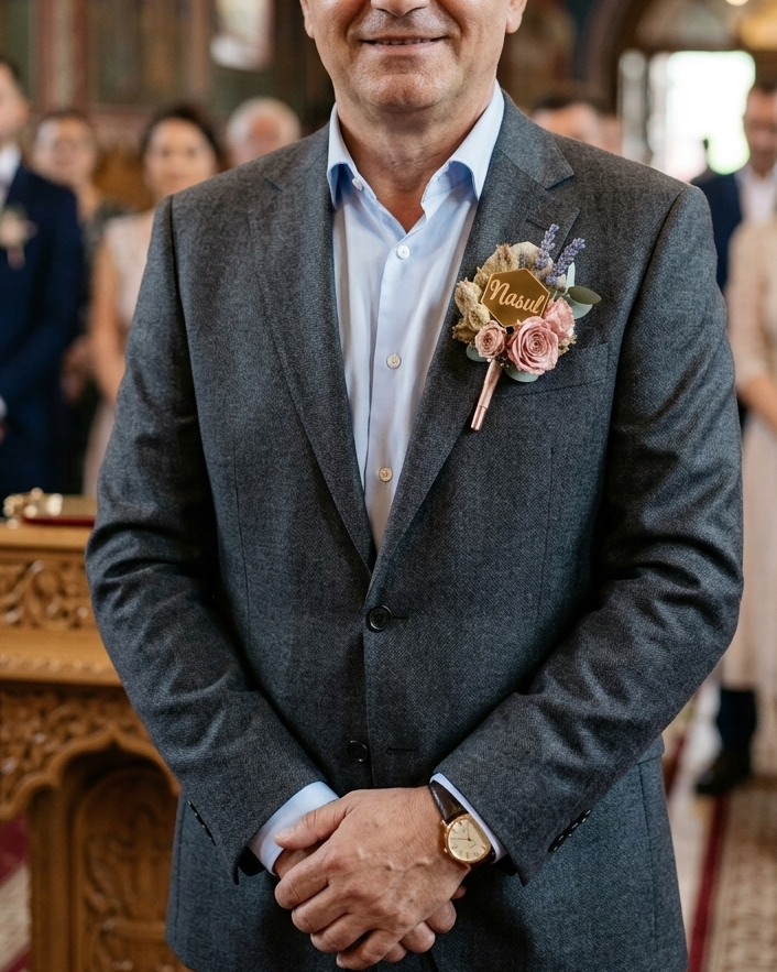 Cocarde decorative din acrilic– roluri invitați
