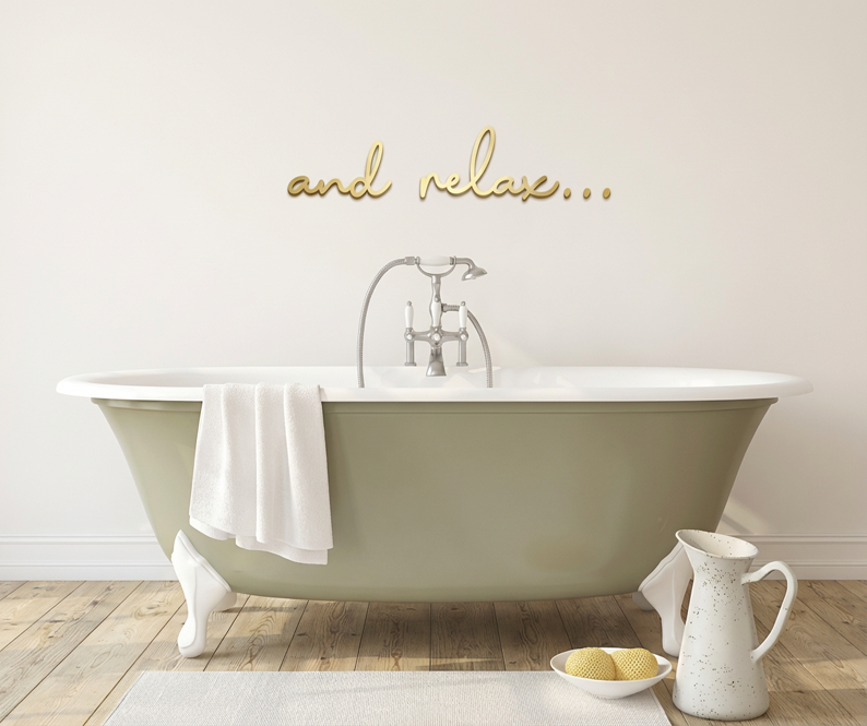 Decor perete "And Relax"
