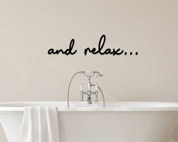 Decor perete "And Relax"